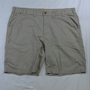 Carhartt 44 x 10" Khaki Ripstop Relaxed‎ Fit 100240 Workwear Shorts